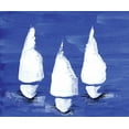 thumbnail image 2 of Seay, Anne 23x20 Black Ornate Wood Framed with Double Matting Museum Art Print Titled - Sailboats at Night II, 2 of 4