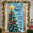 thumbnail image 2 of Decorative Design Holiday Banner Colorful Theme Christmas Tree Polyester Material for Holiday Celebration Indoor Decoration Festive Event, 2 of 9