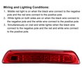 thumbnail image 4 of Third Brake Lamps Third Stop Lamps High Mount Brake Light LED High Mount Third Brake Light Stop Lamp 81570-0C050 Fit For   2007-2018Red, 4 of 8