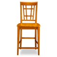 thumbnail image 3 of Leo & Lacey Tabouret de Bar en Latte Caramel (Lot de 2), 3 of 5