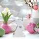 thumbnail image 4 of Molde de cera y vela de Pascua con forma de conejo besándose | Molde de silicona flexible para velas de aromaterapia, jabón, resina y yeso | Molde reutilizable de conejito para decoración navideña y, 4 of 9