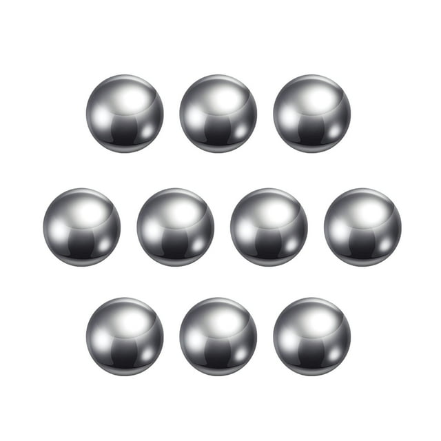 Unique Bargains Billes de Roulement en Acier au Carbone 19 mm Polies avec Précision, Lot de 10