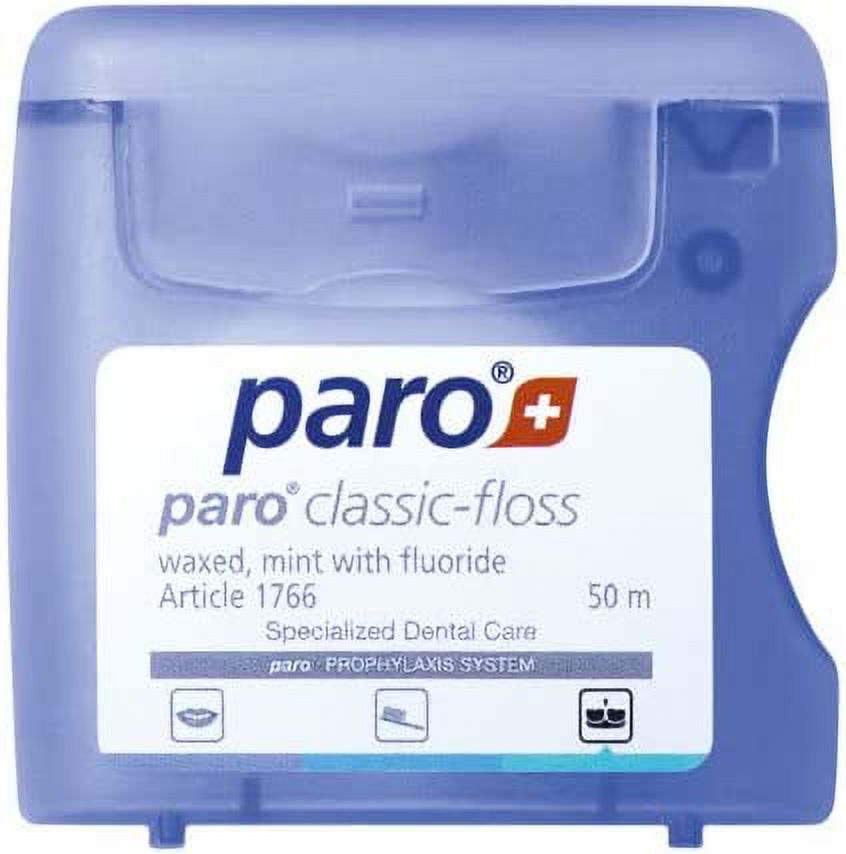 Paro Floss Holder with Easy Grip and Paro Classic Floss 50M | Perfect Combo at a Reasonable Price