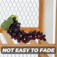 thumbnail image 2 of EeaseCA Artificial Grape Pendant Lifelike Grape Model Plastic Grape Figurine Fake Fruit Decoration, 2 of 8