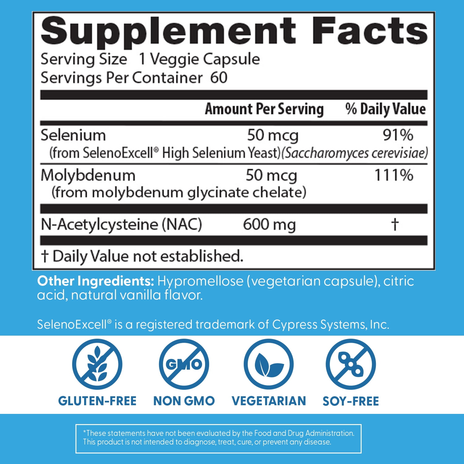 (2 pack) Doctor's Best NAC Detox Regulators with Seleno Excell, Non-GMO, Vegetarian, Gluten Free, Soy Free, 60 Veggie Caps