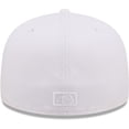 thumbnail image 4 of Men's New Era Pittsburgh Pirates White on White 59FIFTY Fitted Hat, 4 of 5
