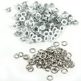 thumbnail image 1 of Jewelry Accessories,100Sets 4mm Round Metal Eyelets Scrapbooking Card Hole Leather Craft Garment Accessory (White), 1 of 2