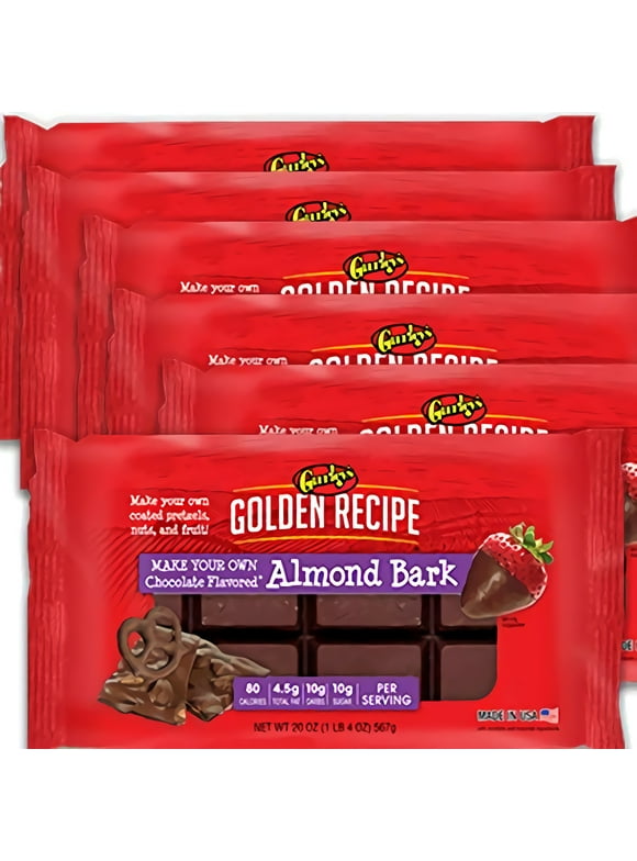Gurley's Gurley Chocolate Almond Bark, 20-ounces (Pack of 6)