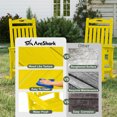 thumbnail image 4 of AreShark Outdoor Rocking Chair Set of 4, All Weather Resistant Patio Rocking Chair, HDPE Porch Rocker for Deck, Balcony, 380lbs, Yellow, 4 of 7