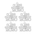 thumbnail image 4 of Student Graduation Souvenir 5pcs Graduation Hanging Pendant Creative Class 2020 Graduation Decor Pendant Souvenir Gift for Student Graduate Friend (White), 4 of 6