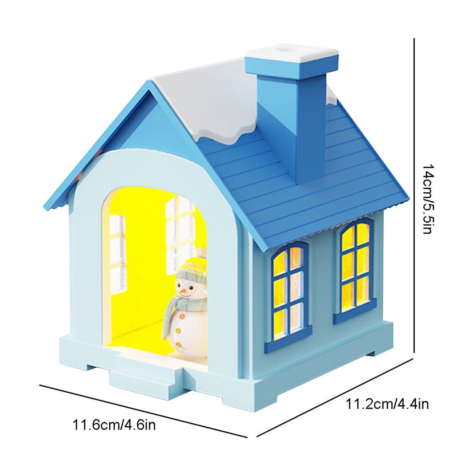 LACKUST Humidifiers for Bedroom,2025 New 500ML Cool Mist Humidifier, Quiet Night Light, 8-Hour Auto Power Off for Bedroom and Large Rooms,Light Blue