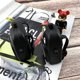 thumbnail image 5 of Lindo estuche para Airpods, estuche de silicona 3D para mochila Airpods con llavero diseñado para AirPods 1 y 2 (negro)-Negro- Sincero Electrónica, 5 of 5