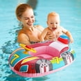 thumbnail image 2 of Flotadores de piscina para niños, volante inflable, flotador de agua para niños con asa, anillo de natación para bebés de 1 a 2 años, 2 of 10