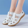 thumbnail image 4 of Women's hook and loop fastener casual shoes Soft sole beach shoes with foot arch pad, 4 of 12