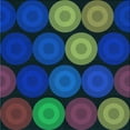 thumbnail image 1 of Ahgly Company Machine Washable Indoor Square Transitional Denim Dark Blue Area Rugs, 4' Square, 1 of 7