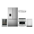 5 Piece Kitchen Package with 36" Freestanding Gas Range 36" Under