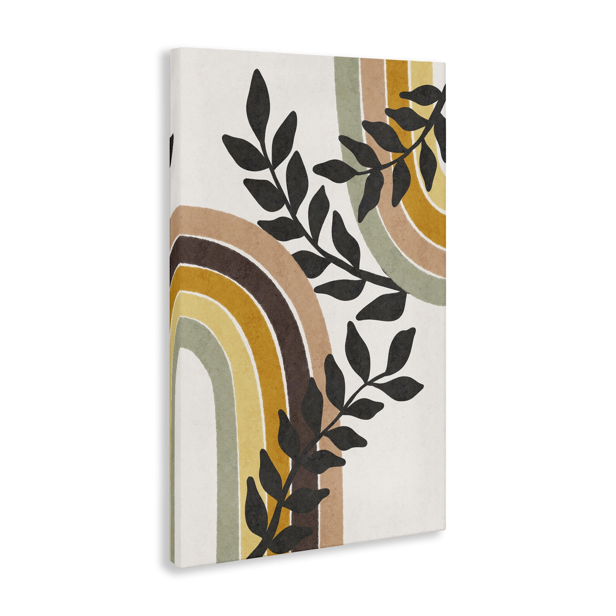 Stupell Industries Vine Swathed Rainbows Plants & Flowers Painting Wrapped Canvas Art Print Wall Art, 30 x 45