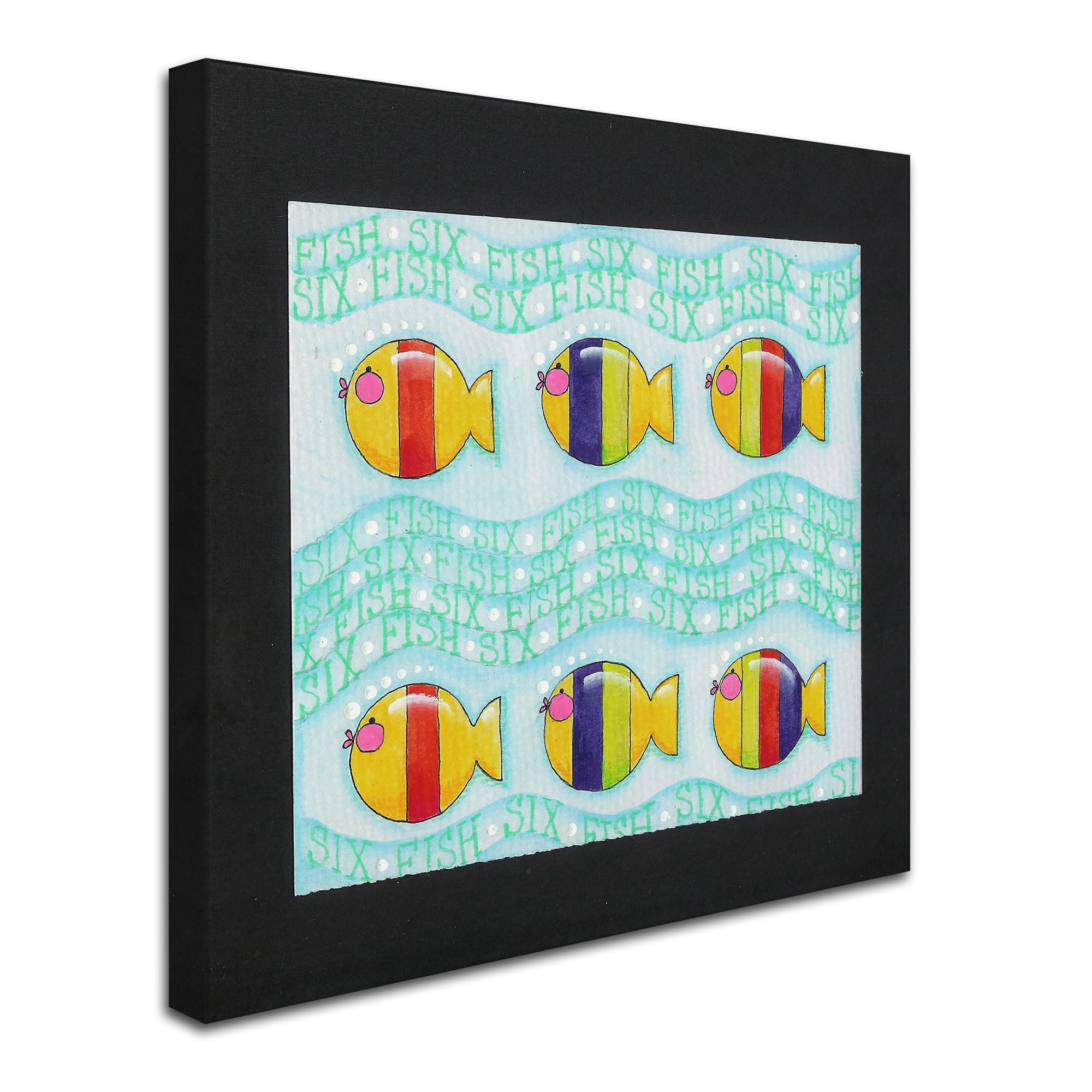 Trademark Fine Art 'fish pic' Canvas Art by Maureen Lisa Costello
