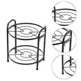 thumbnail image 4 of 1 PCS Pot Rack Cookware Holder Stand Home Storage Rack Cookware Stand Practical Storage Bracket 2-Layer Pot Shelf, 4 of 5