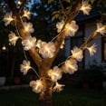 cpengpj Artificial Flower String Lights, Waterproof Plastic, for ...