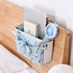thumbnail image 1 of Bolsa Colgante -Bolsa de Almacenamiento de Bolsillo Junto a -Bolsa de Artículos Diversos Organizador de Dormitorio para Almacenamiento Móvil L cereza azul BLESIY Caddie de almacenamiento junto a la cama, 1 of 8