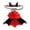 Red, variant on Cat Vampire Cloak Pet Halloween Costume Bat Wing Cape Soft Polyester Adjustable Dog Devil Costume for Large Dogs Cats Puppy Kitten Festive Parties Photo Props M