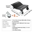 thumbnail image 5 of Wheel Dolly, 6000 lbs/2722 kg Car Moving Dolly, Wheel Dolly Car Tire Stake Set of 4 Piece, Heavy-duty Car Tire Dolly Cart Moving Cars, Trucks, Trailers, Motorcycles, and Boats, 5 of 11