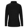 thumbnail image 2 of AXXD Black Basic T-Shirts for Women Summer 2024 Turtle Necks Casual Solid Pullover Long Sleeve Loose Blouse Tops, 2 of 4