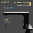 thumbnail image 4 of ANZZI 2-Handle 3-Hole 8 in. Widespread Bathroom Faucet With Pop-up Drain in Matte Black & Brushed Nickel, 4 of 8