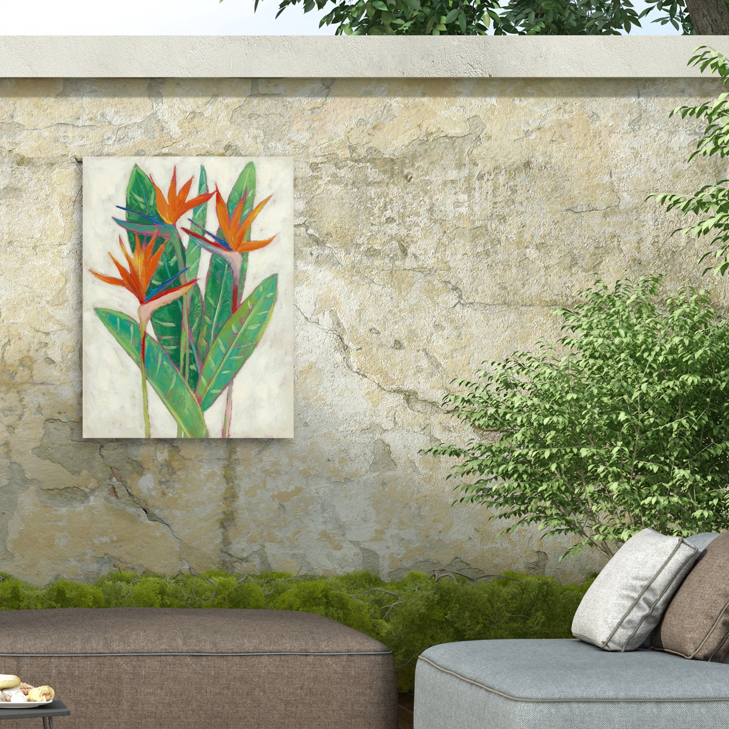 Chariklia Zarris 'Paradise Vacation II' Outdoor Canvas 19x12