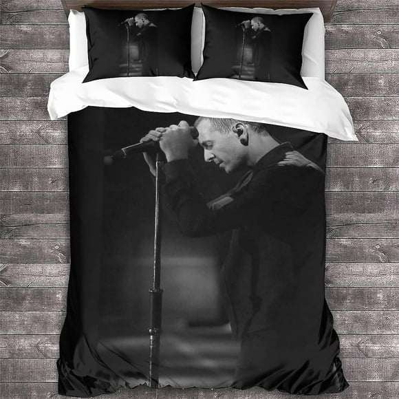 Linkin Park - Bedding Set Pieces - Duvet Cover With Rock 'n' Roll Music Theme In D Print - Comfortable And Soft,kingx