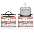 thumbnail image 4 of Herdesigns Crab Hanging Toiletry Bag for Women, Ocean Waterproof Makeup Organizer Cosmetic Travel Bag for Accessories, 4 of 7