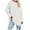 White, variant on Fiaer Women T Shirts Loose Fit Long Sleeve Tshirts Crew Neck Plus Size Casual Comfort Drop Shoulder Fall Tops White XL