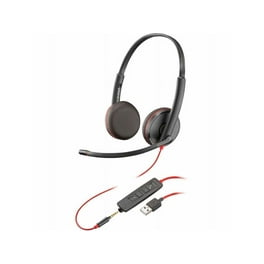Poly Blackwire 3220 Stereo USB-A Headset - Stereo - USB Type A - Wired - 32 Ohm - 20 Hz - 20 kHz - Over-the-head - Binaural - Ear-cup - Noise Cancelling Microphone - Noise Canceling - Black - TAA Compliant Poly Blackwire 3220 Stereo USB-A Headset - Stereo - USB Type A - Wired - 32 Ohm - 20 Hz - 20 kHz - Over-the-head - Binaural - Ear-cup - Noise Cancelling Microphone - Noise Canceling - Black - TAA Compliant