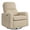 Camel - Corduroy, variant on Aemeios Swivel Power Recliner Chair Teddy Nursery Glider Rocking Recliner, Gray