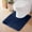 Dark Blue, variant on EazyTech U Shaped Bathroom Contour Rug Non-Slip Microfiber Bath Rug Super Absorbent Quick-Dry Toilet Mat for Bathroom Floor, Bathtub and Shower for Floor, Bathtub and Shower 20"x20"