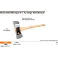 thumbnail image 2 of Hacha Michigan 3-1/2 Lb Madera 36' Truper 14964 Truper DHM-3-1/2M, 2 of 2