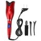 thumbnail image 1 of Rizador de pelo automático, herramienta roja, rizador profesional de temperatura constante, enchufe 110-240VUS, 1 of 8