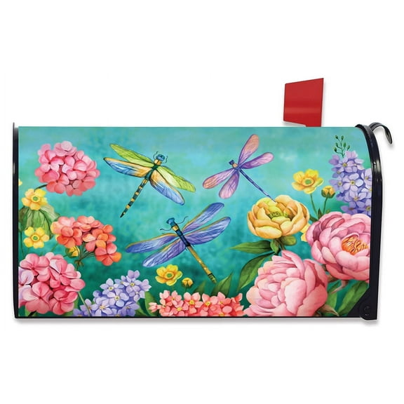 Briarwood Lane Dragonfly Garden Spring Mailbox Cover