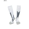 Spencer 2 Pack Althetic Graduated Compression Socks for Men & Women, 20-30 mmhg Sport Nursing Knee High Socks Best Medical for Running,Varicose Veins,Circulation & Recovery "White,S/M"