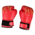 thumbnail image 6 of DINHEAROM Boxing Gloves Pu Eva Red Protective Cover For Adult Sports Enthusiasts 1 Pair, 6 of 8