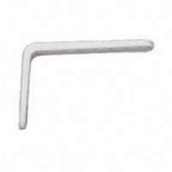 Knape & Vogt 215SPWH10 Decor Shelf Bracket, White - 10 In