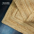 thumbnail image 5 of Homespice George Handcrafted Jute Oval Rugs 6x9', Use These Braided Rugs Anywhere You Want a Rustic Farmhouse Vibe, Natural Jute Rug, 5 of 5