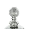 thumbnail image 2 of A&B Home  Antique Style Round Glass Jar with Lid and Etched Pattern - Antique Silver, 2 of 4