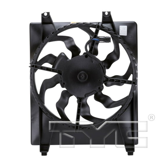 TYC 611000 A/C Condenser Fan Assembly Fits 2008 Hyundai Santa Fe