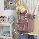 thumbnail image 3 of Lindas mochilas para adolescentes, mochila estética, mochila japonesa de anime, bolso funcional escolar, bolsa de viaje impermeable, bolsa para computadora portátil (rosa) JFHHH pequeña, 3 of 5