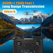 AUOSHI GPS Drone with 4K Camera for Adults Beginner,Upgraded EIS with Brushless Motor,Foldable FPV Quadcopter with Optical Flow, Follow Me, Smart Return Home,60 Mins Flight Time