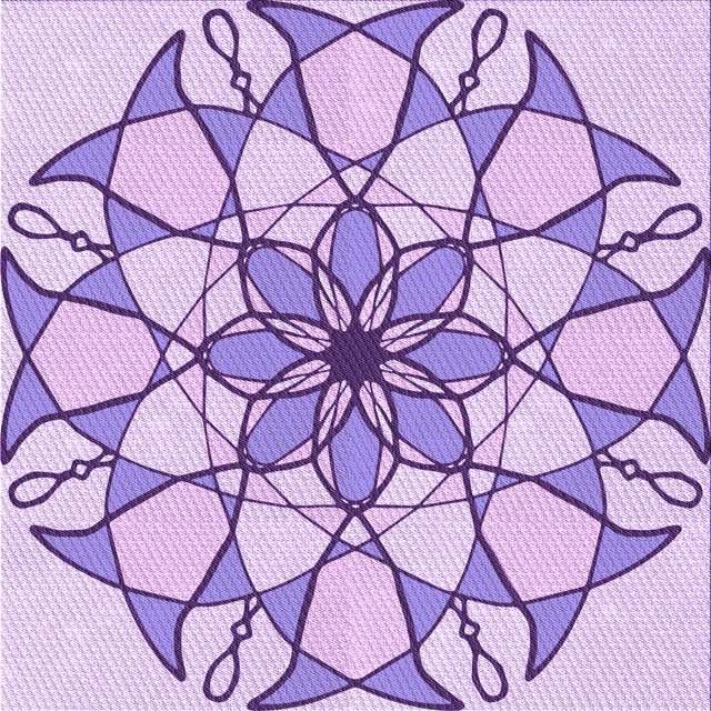 Ahgly Company Tapis d'Intérieur Lavable en Machine Carré Transitionnel Fleur Rose, 6 Pieds Carré