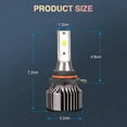 thumbnail image 3 of For Scion TC 2014 2015 2016 2pcs 9012 6000K LED Headlight High/Low Beam Bulbs, 3 of 11
