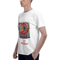 thumbnail image 5 of Jean Michel Basquiat Men's Cotton Short Sleeve Crewneck T Shirt Classic Graphic Tee Shirts Top, 5 of 5